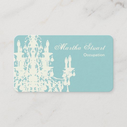 Coco Chandelier COLOR, SHAPE & PAPER OPTIES - Visitekaartje (Voorkant)