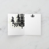 Coco Chandelier ~ Kaart / Uitnodigingen (Binnen)