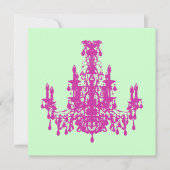 Coco Chandelier ~ Uitnodiging (Voorkant)