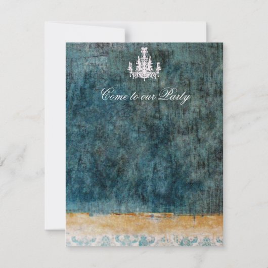 Coco Chandelier ~ Uitnodiging (Achterkant)