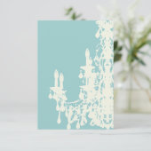 Coco Chandelier ~ Uitnodiging (Staand voorkant)