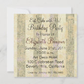 Coco Chandelier ~ Uitnodiging (Achterkant)