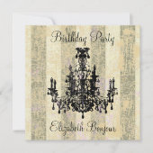 Coco Chandelier ~ Uitnodiging (Voorkant)