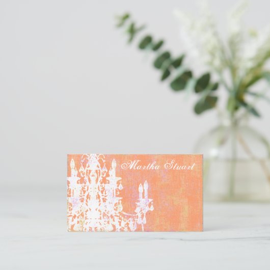 Coco Chandelier ~ Visitekaartje (Staand voorkant)