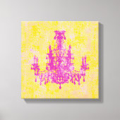 Coco Chandelier ~ Wrapped Canvas 75-inch dik (Voorkant)