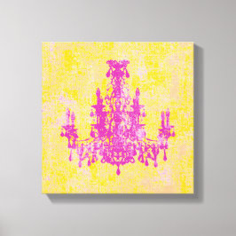 Coco Chandelier ~ Wrapped Canvas 75-inch dik Afdruk