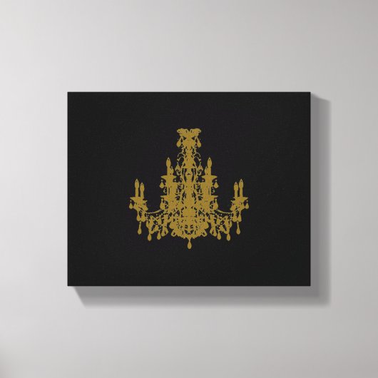 Coco Chandelier ~ Wrapped Canvas 75-inch dik Afdruk (Voorkant)