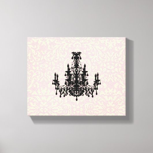 Coco Chandelier ~ Wrapped Canvas 75-inch dik Afdruk (Voorkant)