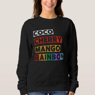 Coco Cherry Mango Rainbow Icy Sweatshirt