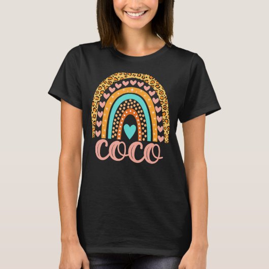 Coco Coco Naam Verjaardag Shirt Gift (Voorkant)