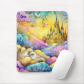 COCO ~ Crystal Castle Clouds Kittens ~ Mousepad Muismat (Met muis)
