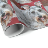 Coco, de mini schnauzer, cadeauomslag. cadeaupapier (Rol Hoek)