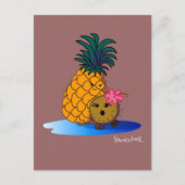 Coco- en BadappelBriefkaart Briefkaart (Voorkant)