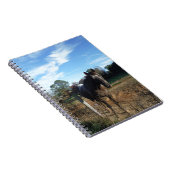 Coco- en crèmebruin paard notitieboek (Rechterzijde)