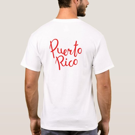 Coco frio Puerto Rico T-shirt (Achterkant)