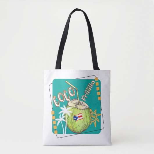 Coco Frio Puerto Rico Tote Bag (Voorkant)