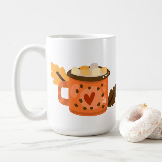 Coco Kerstmis Koffiemok (Met donut)