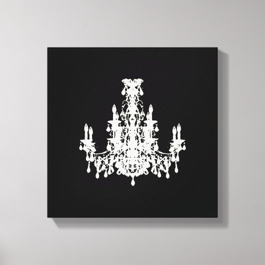 Coco Kroonluchter KLEUR / GROOTTE / STIJL OPTIES - Canvas Afdruk (Voorkant)