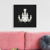 Coco Kroonluchter KLEUR / GROOTTE / STIJL OPTIES - Canvas Afdruk (Insitu (Woonkamer))