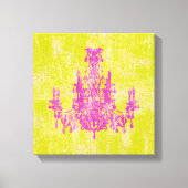 Coco kroonluchter ~ VERANDERINGSKLEUR 12x12.75"dik Canvas Afdruk (Voorkant)