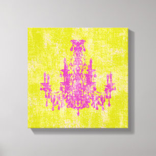 Coco kroonluchter ~ VERANDERINGSKLEUR 12x12.75"dik Canvas Afdruk