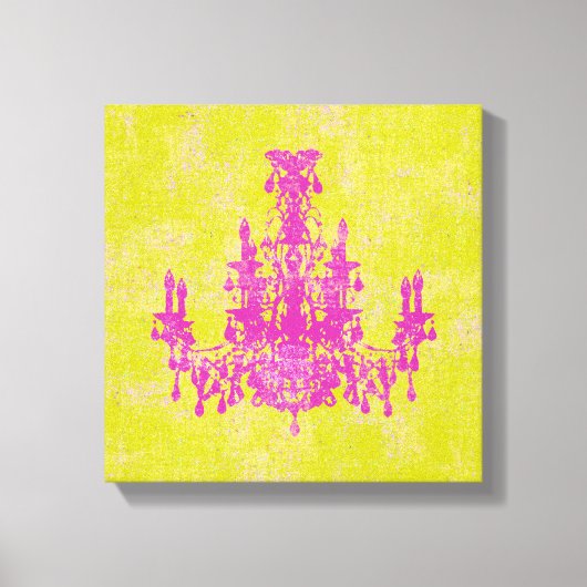 Coco kroonluchter ~ VERANDERINGSKLEUR 12x12.75"dik Canvas Afdruk (Voorkant)