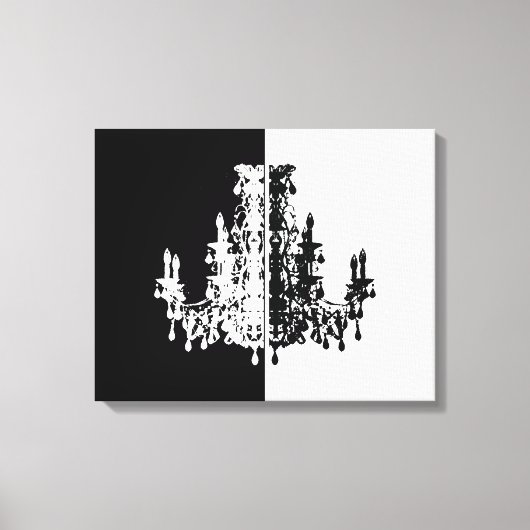 Coco kroonluchters KLEUR / MAAT / STIJL OPTIES - Canvas Afdruk (Voorkant)