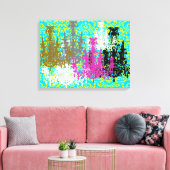 Coco kroonluchters ~ omwikkeld canvas .75" dik (Insitu (Woonkamer))