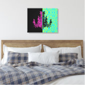 Coco kroonluchters ~ omwikkeld canvas .75" dik afdruk (Insitu (Slaapkamer))