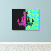 Coco kroonluchters ~ omwikkeld canvas .75" dik afdruk (Insitu (Houten vloer))