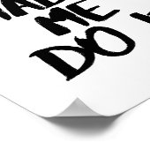 Coco liet me het borstelontwerp doen poster (Hoek)