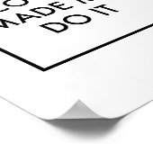 Coco liet me het doen poster (Hoek)