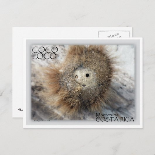 COCO LOCO NUT BRIEFKAART (Voorkant / Achterkant)