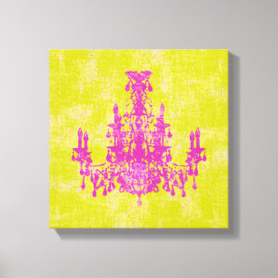 Coco-luchters ~ CHANGE COLOR 12x12,75 inch dik Canvas Afdruk