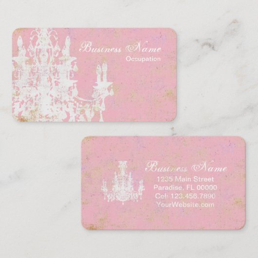 Coco-luchters KLOR / PAPER / SIZE - Visitekaartje (Voorkant / Achterkant)