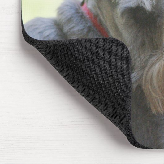 Coco, mini Schnauzer mousepad Muismat (Hoek)