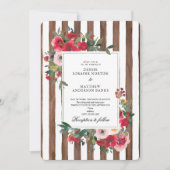 Coco Mocha Wedding Invitation Kaart (Voorkant)