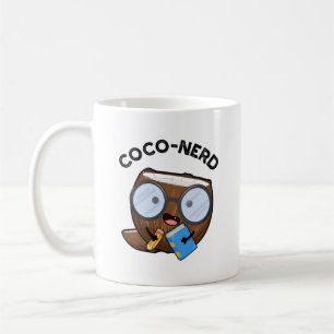 Coco-nerd Funny Fruit Coconut Pun Koffiemok