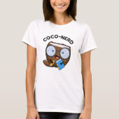 Coco-nerd Funny Fruit Coconut Pun T-shirt (Voorkant)