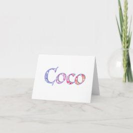 Coco Note-kaarten Notitiekaartje