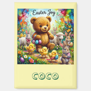 COCO ~ PAAS TETTYBEER Paaskuikens ~ Magneet