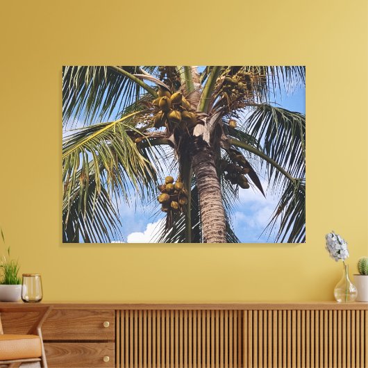 COCO PALM CANVAS AFDRUK (Insitu (Woonkamer))