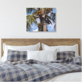 COCO PALM CANVAS AFDRUK (Insitu (Slaapkamer))
