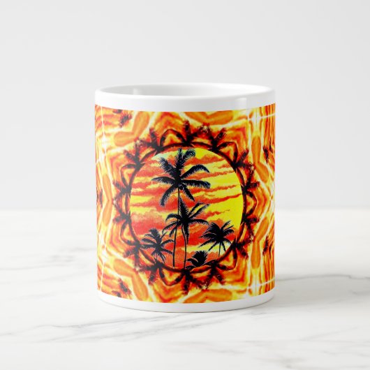 Coco Palm Star Grote Koffiekop (Voorkant)
