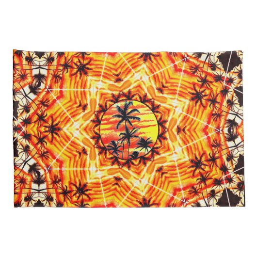 Coco Palm Star Kussensloop (Achterkant-Rechts)