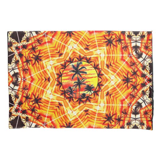 Coco Palm Star Kussensloop (Voorkant-Links)