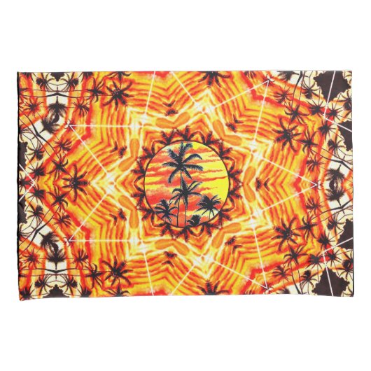 Coco Palm Star Kussensloop (Voorkant-Rechts)