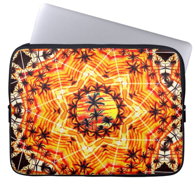 Coco Palm Star Laptop Sleeve (Voorkant)