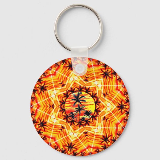 Coco Palm Star Sleutelhanger (Voorkant)