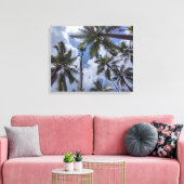 COCO PALMS #2 OP CANVAS 20 "x 16" Afdruk (Insitu (Woonkamer))